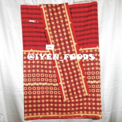 A146 KAIN TAPIS KOTAK BINTANG BAHAN MERAH BENANG PLINTIR